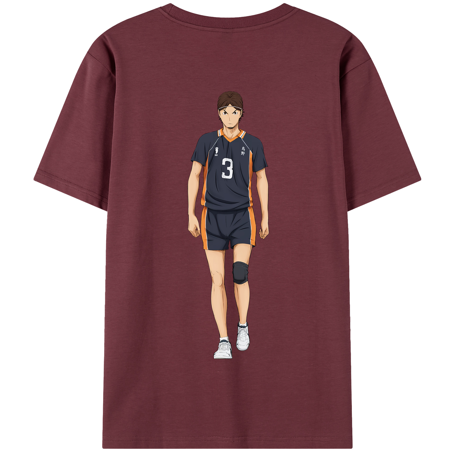 （画像用） ハイキュー!! Haikyu!! 綿100％半袖Tシャツ（背面プリント）